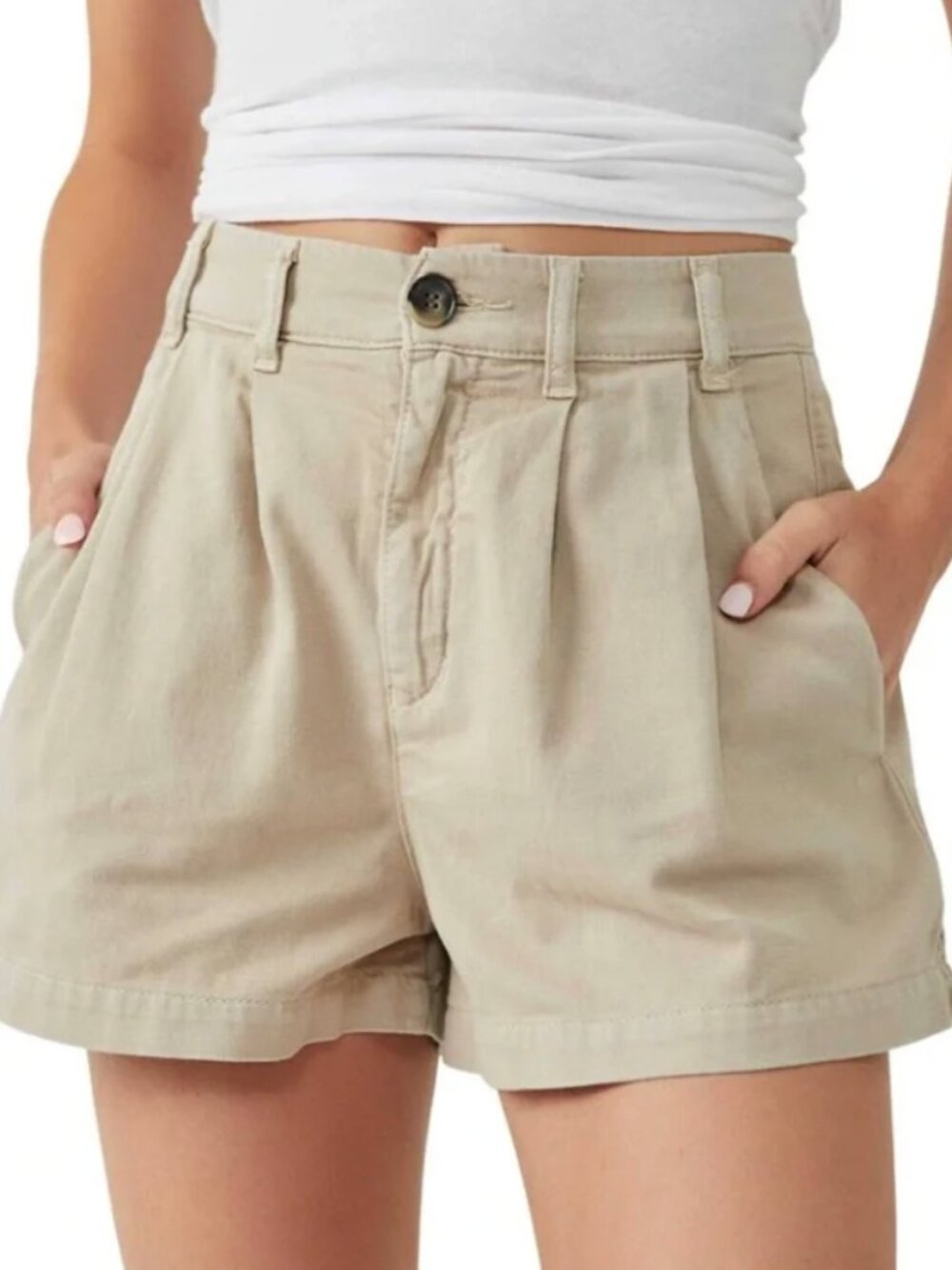 Free People Billie Chino Shorts